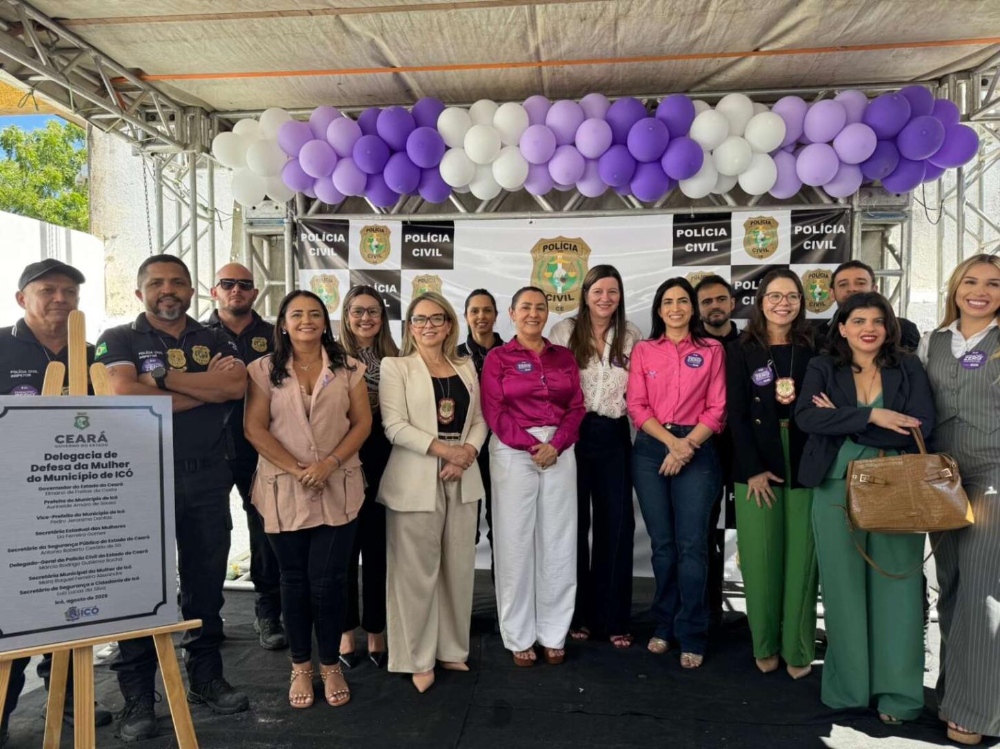Polícia Civil inaugura nova sede da Delegacia de Defesa da Mulher de Icó