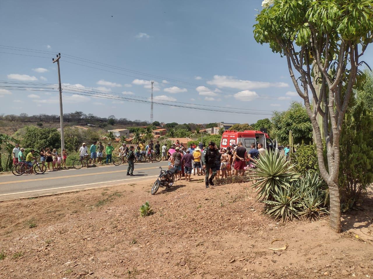 Idoso morre, após colisão entre motos na Vila Guassussê, em Orós