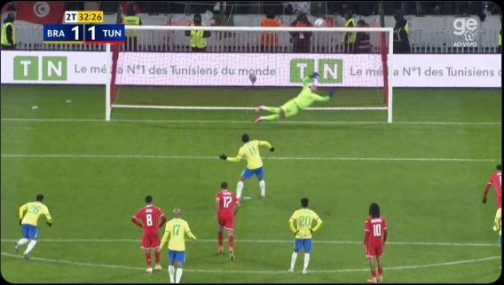 Brasil empata com a Tunísia no último jogo do ano após pênalti perdido por Lucas Paquetá