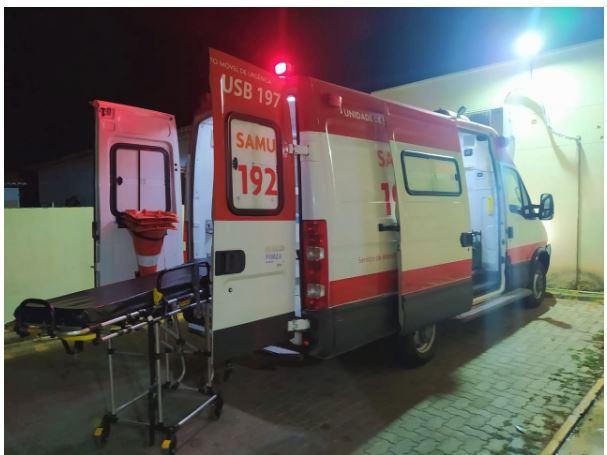 Colisão entre carro e moto na BR-020 na zona rural de Tauá deixa uma família ferida