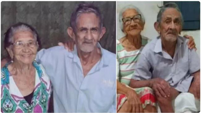 Marido e mulher que viveram juntos durante 70 anos morrem no mesmo dia, em Pedra Branca, no Ceará