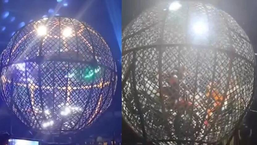 Mulher fica ferida após apresentação em globo da morte em circo no Piauí