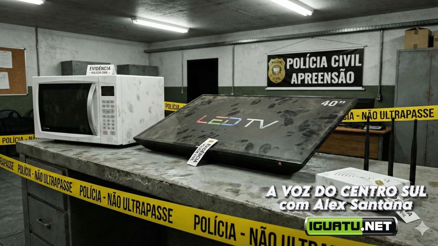 Polícia localiza objetos furtados em residência no distrito de Suassurana, em Iguatu