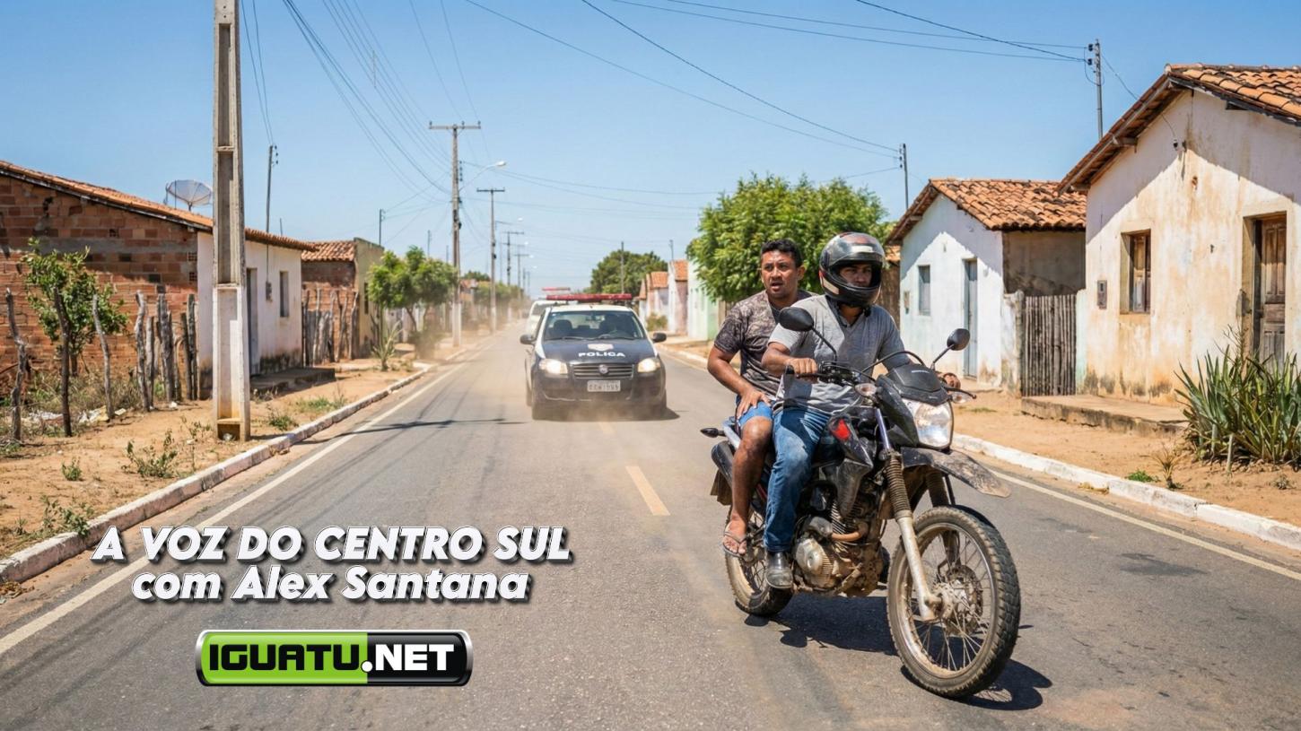 Suspeitos fogem de abordagem policial, causam acidente e são conduzidos à delegacia em Icó