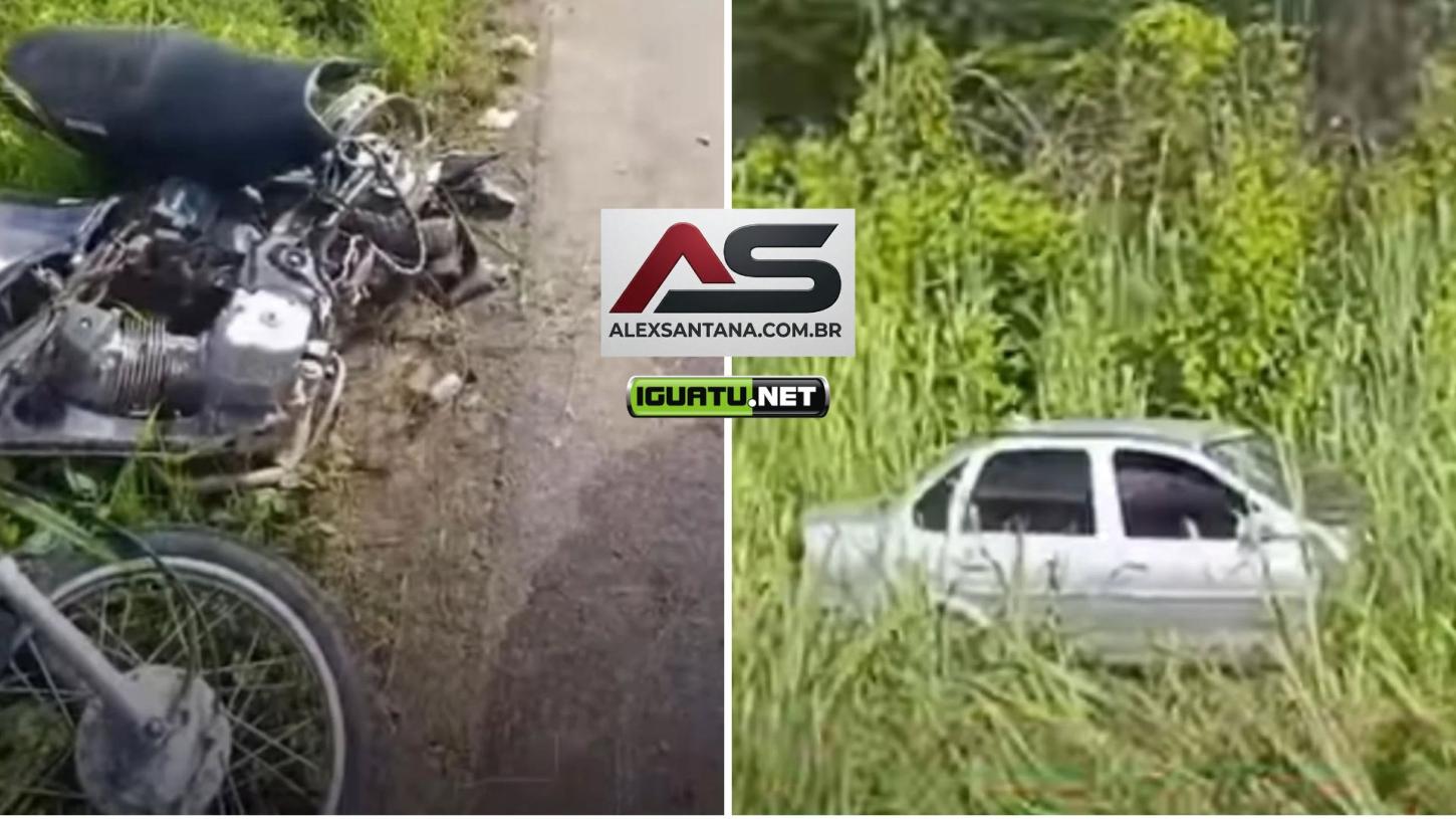 Acidente na CE-060: motociclista fica ferido após ser atingido por carro em Redenção
