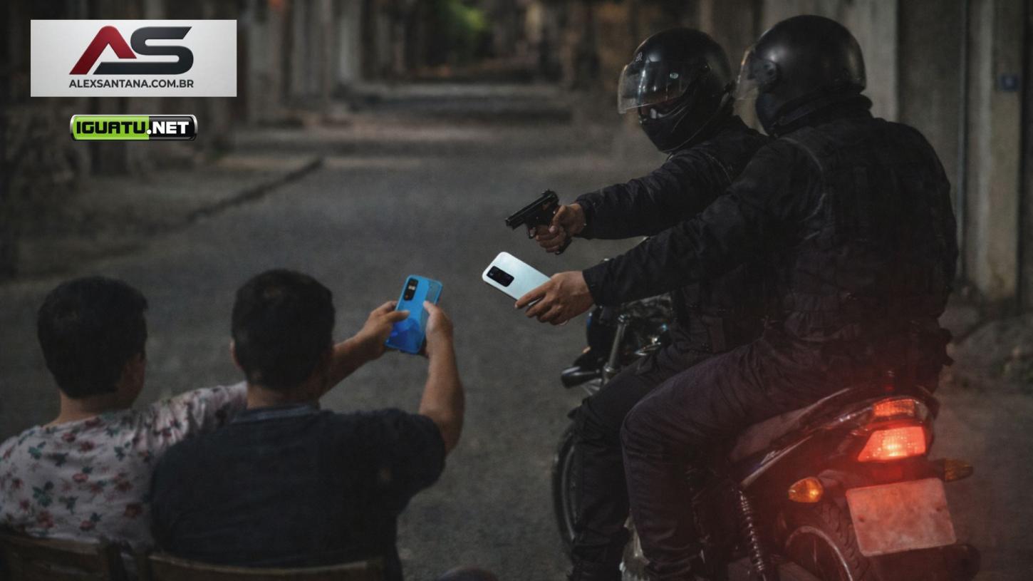 Dupla armada rouba celulares de populares em Icó