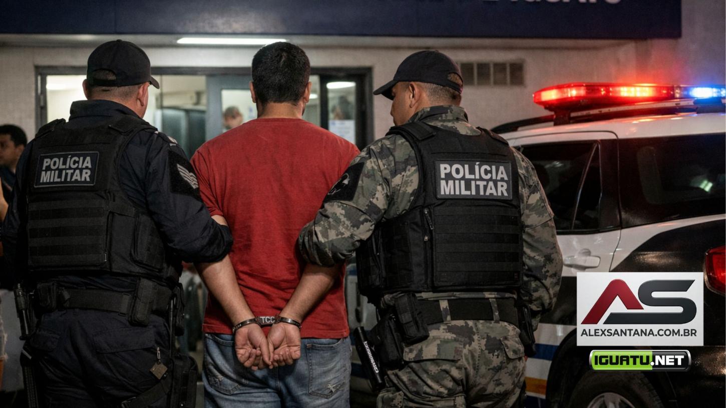 Indivíduo é preso por descumprimento de medida protetiva em Iguatu