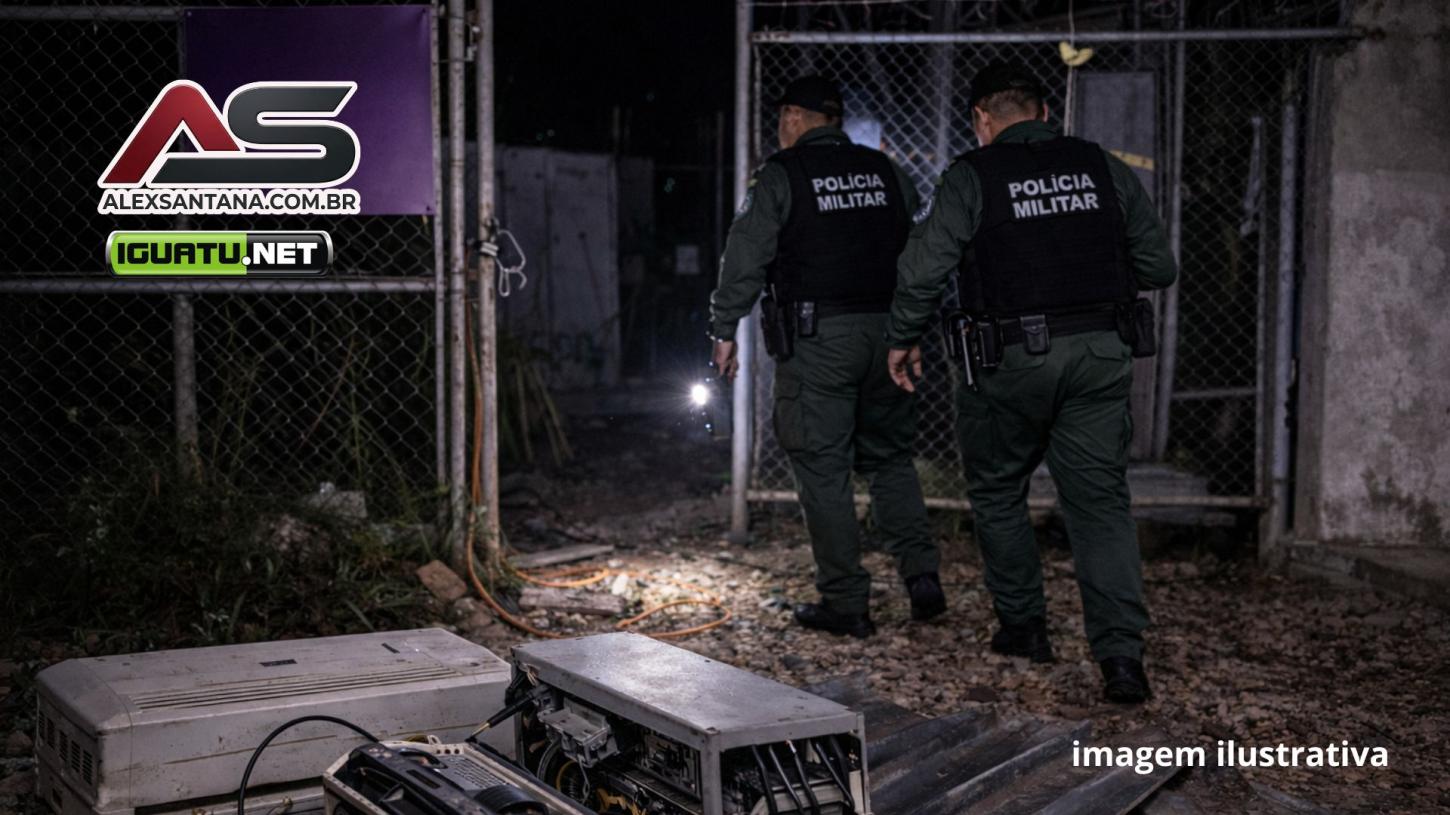 Criminosos arrombam torre de telecomunicação e furtam equipamentos em Cedro