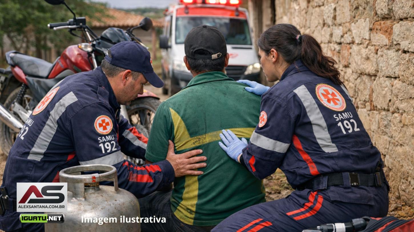 Entregador é baleado durante tentativa de homicídio em Jucás