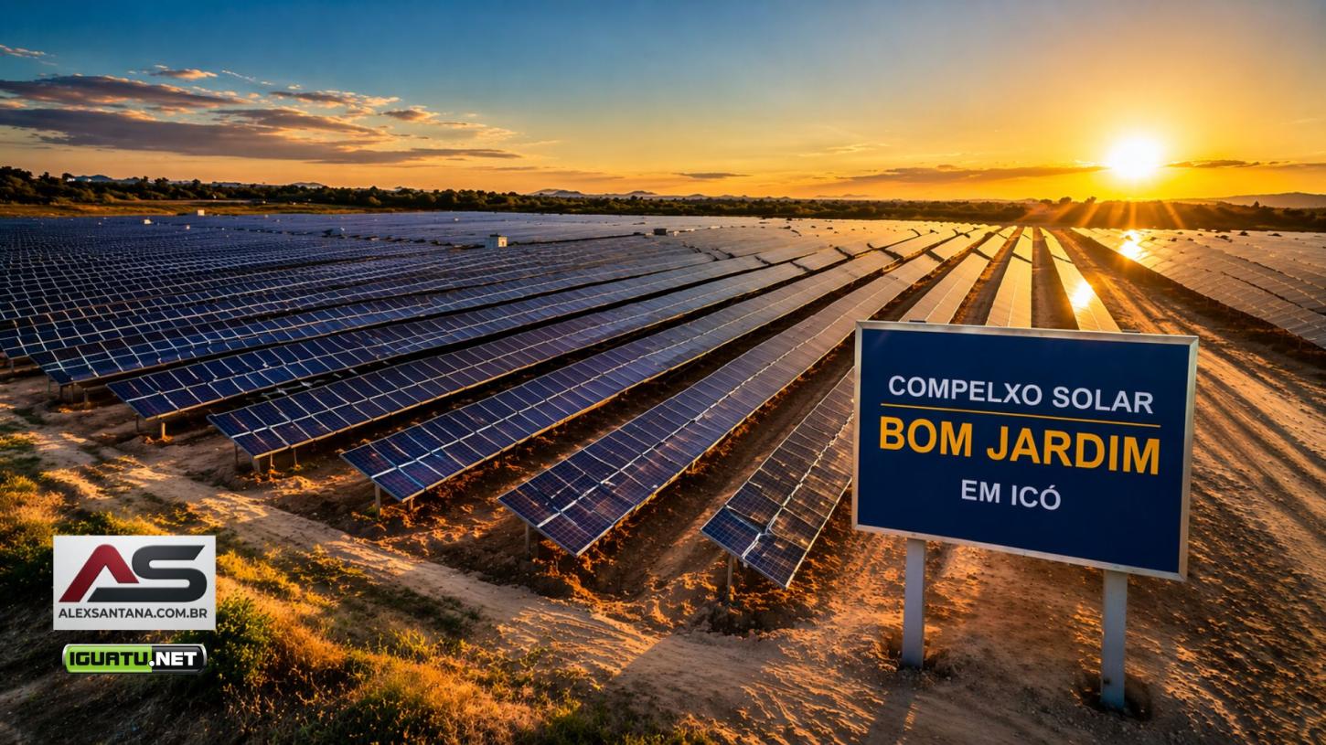 Qair inaugura parque solar de R$ 700 milhões em Icó e reforça geração de energia limpa no Ceará