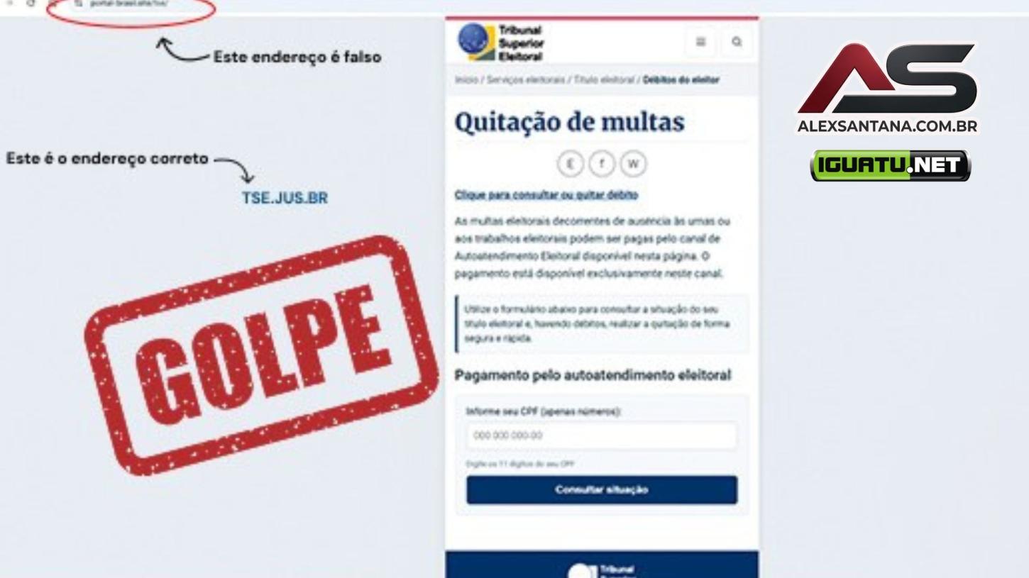 TSE alerta para golpe com cobrança para regularização de pendências eleitorais