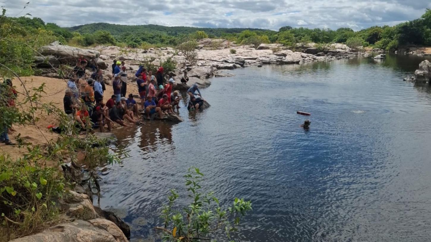 Corpo de jovem que desapareceu durante banho no Rio Salgado é encontrado em Icó