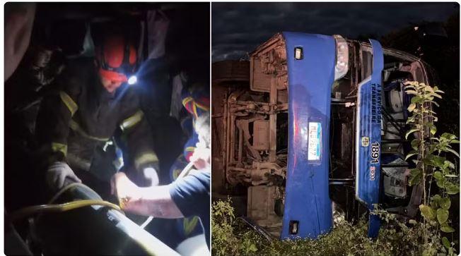 Acidente com ônibus de time de basquete deixa mortos e feridos em Tauá no Ceará