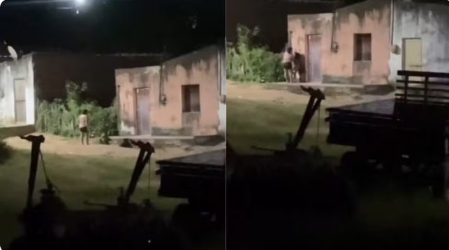 Mãe é presa por espancar a filha em via pública em Mombaça no interior do Ceará