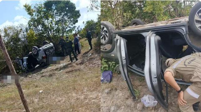 Mãe e filha morrem em acidente na CE-362; vítimas iam visitar parentes em Granja