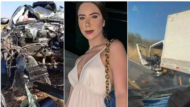 Empresária morre em colisão entre carro e caminhão em Morada Nova, no Ceará