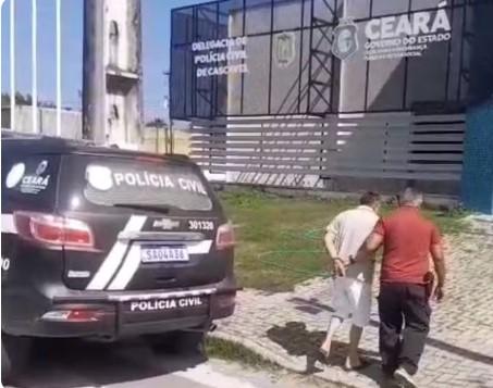 Homem é preso por perseguir e ameaçar mãe de colega de trabalho em Cascavel, no Ceará