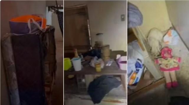 Mãe é presa em Camocim, suspeita de maus-tratos contra filhos em casa com lixo, mau cheiro e animal morto