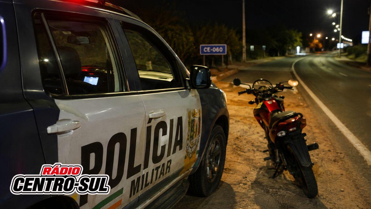 Motociclista embriagado é preso após desobedecer ordem de parada da PM em Acopiara