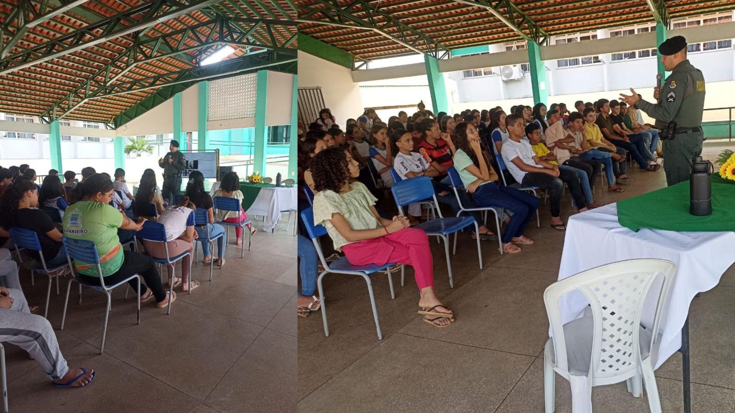 PMCE e Ministério Público levam projeto “Fala que Salva” às escolas de Granjeiro