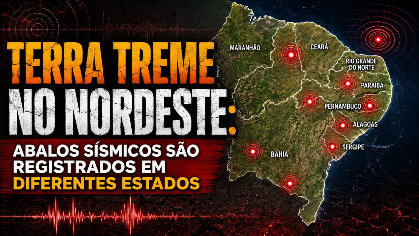 Terra treme no Nordeste: abalos sísmicos são registrados em vários estados