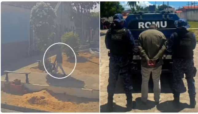 Homem é preso após tentar estuprar funcionária de loja em Aracati, no Ceará