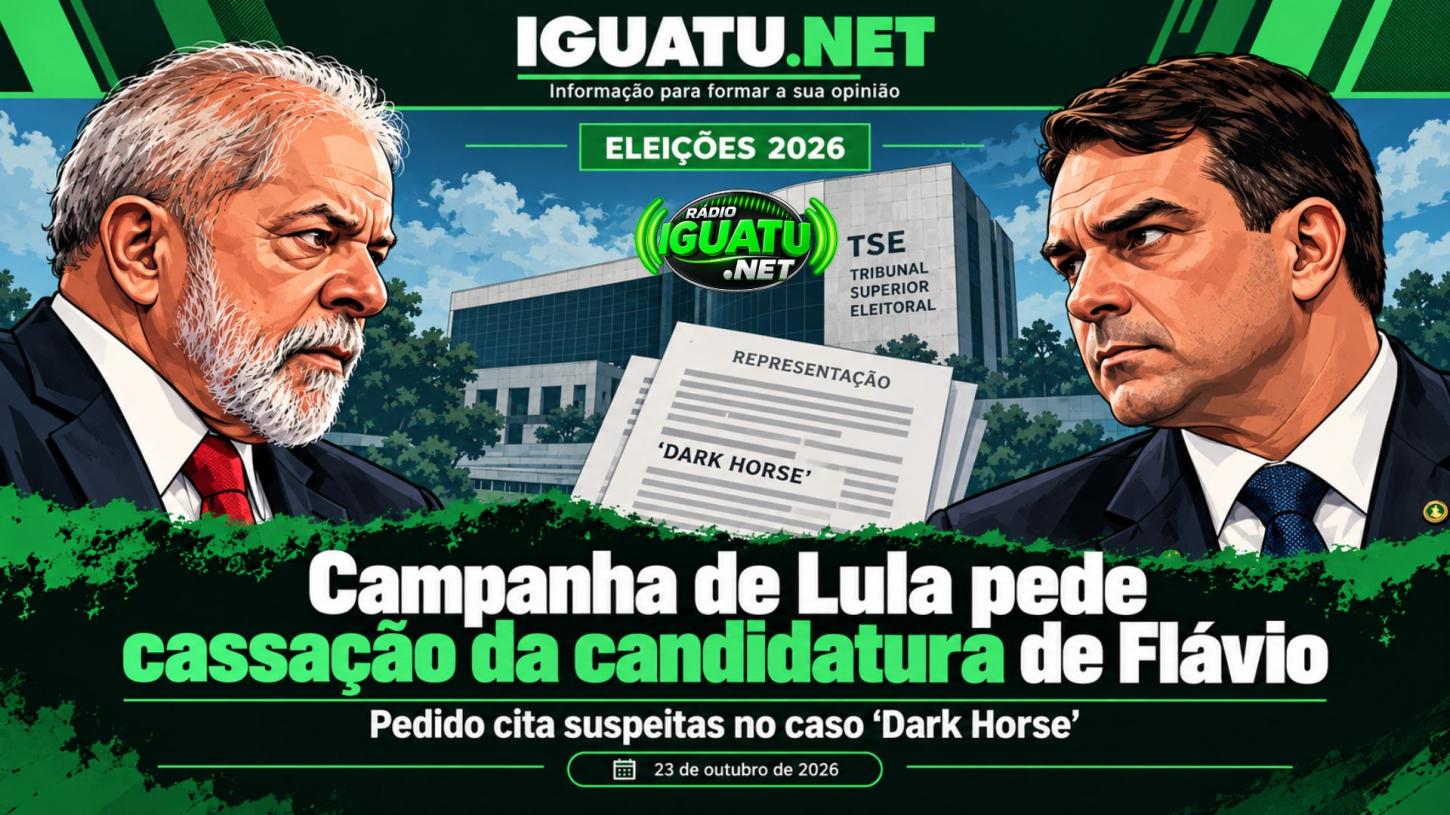 Campanha de Lula pede cassação da candidatura de Flávio Bolsonaro por suspeitas de financiamento irregular