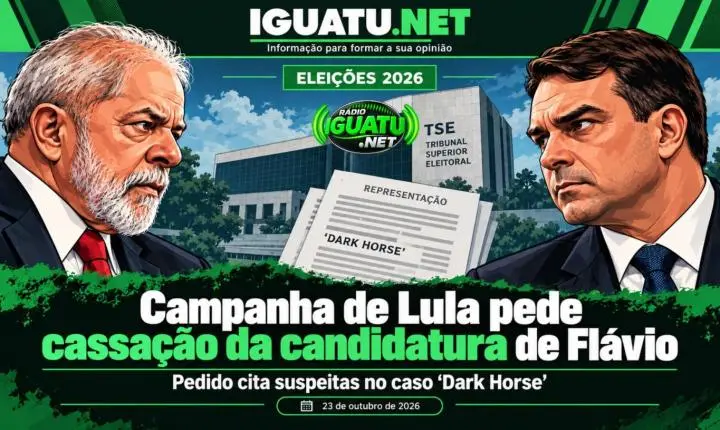 Campanha de Lula pede cassação da candidatura de Flávio Bolsonaro por suspeitas de financiamento irregular