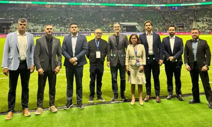 Comitiva do GNCOVE acompanha operação de segurança em jogo do Palmeiras realizado nesta quarta, em São Paulo